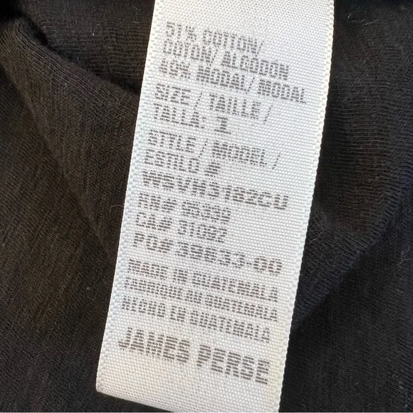 James perse relaxed short sleeve tee in sz1 - Picture 6 of 6